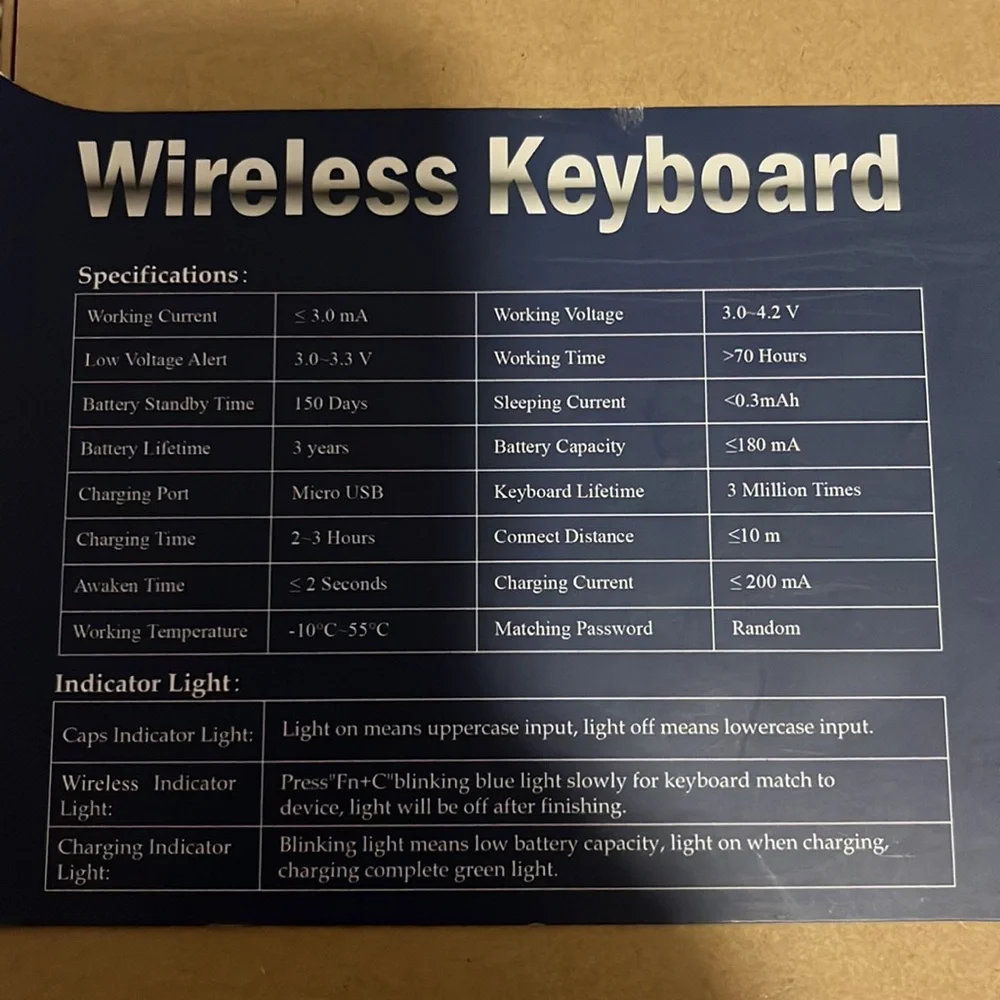 IVSO Wireless Keyboard for iPad Pro 12.9